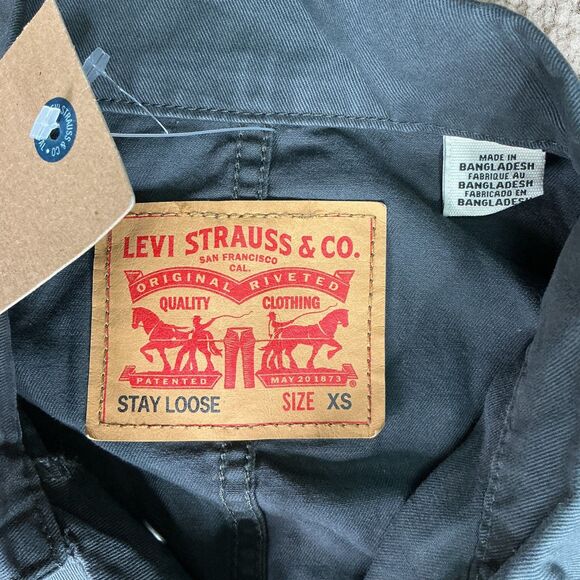 Levis Workwear Mechanic Coveralls Jumpsuit Loose Charcoal Gray Men’s Size XS New - Picture 9 of 16